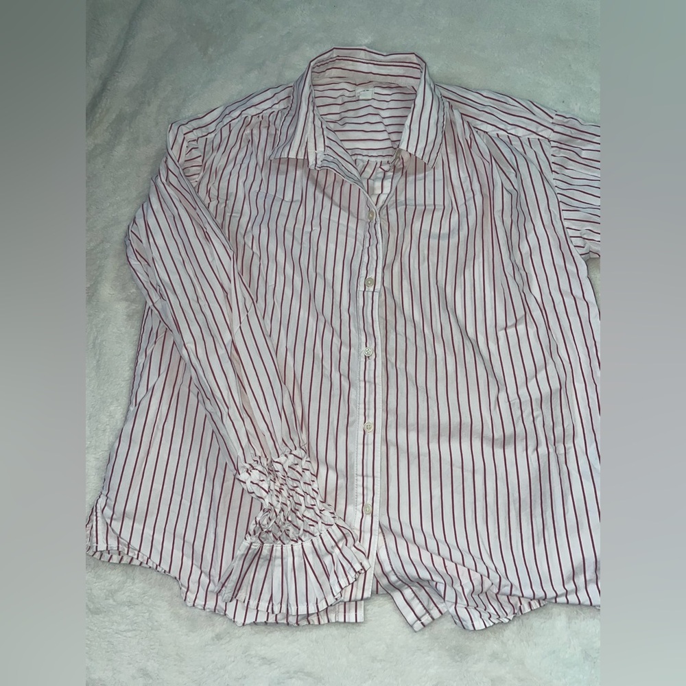 GAP striped button up